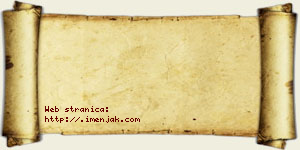 Sanja Klincov vizit kartica